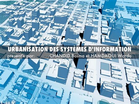 Urbanisation des systèmes d'information